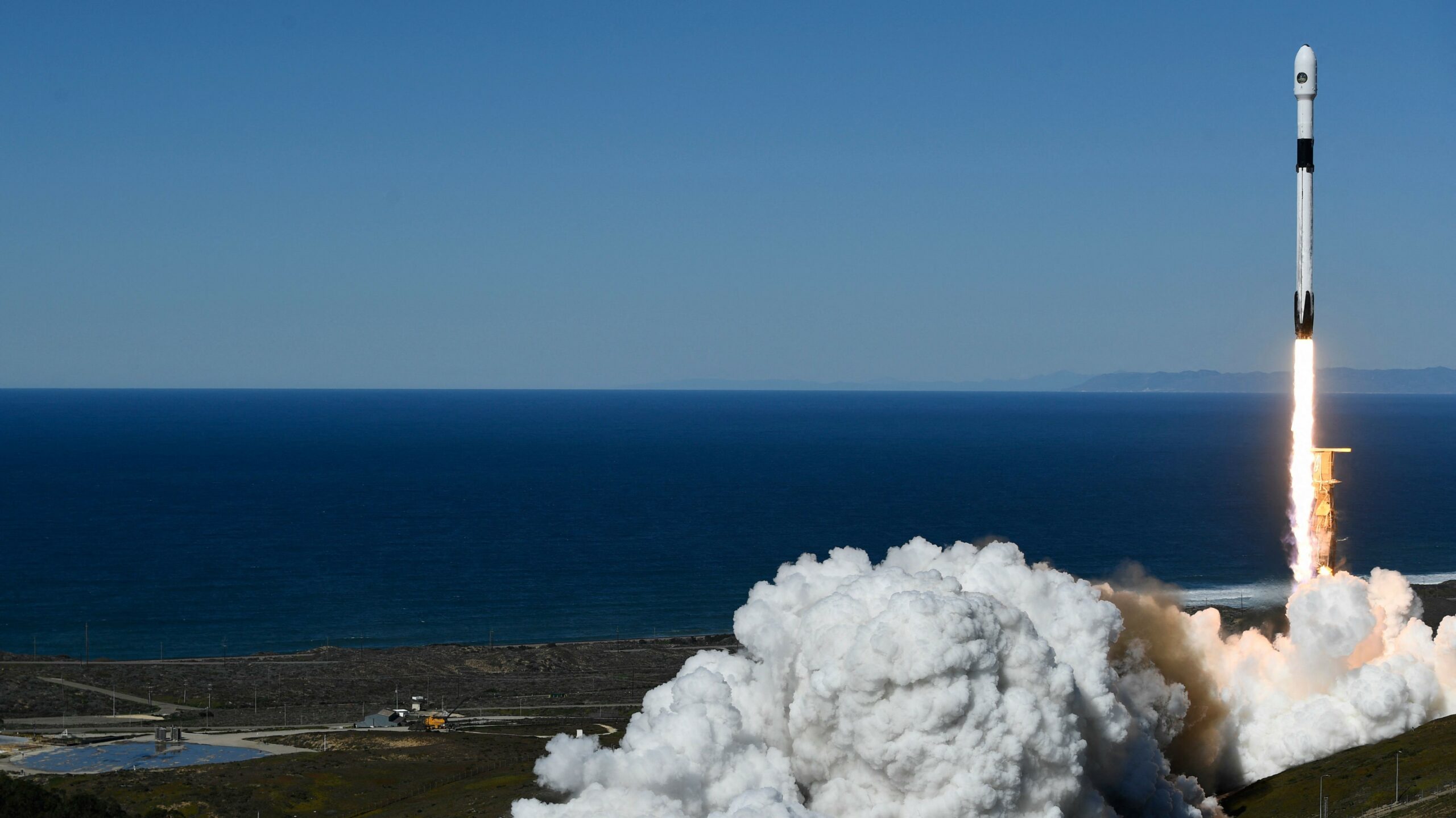 صورة لإطلاق صاروخ SpaceX